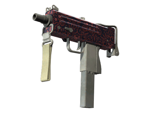 MAC-10 | Red Filigree (Factory New)