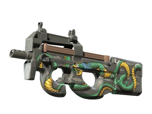 StatTrak™ P90 | Emerald Dragon (Minimal Wear)
