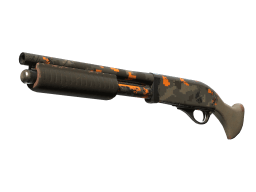 StatTrak™ Sawed-Off | Orange DDPAT (Well-Worn)