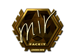 Sticker | mir (Gold) | Boston 2018