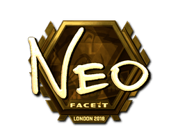 Sticker | NEO (Gold) | Krakow 2017