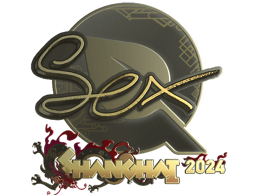 Sticker | dexter (Gold) | Shanghai 2024