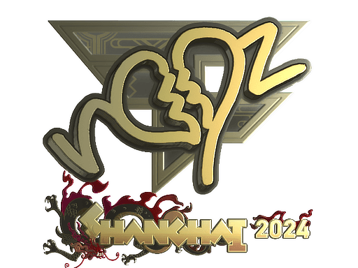 Sticker | ropz (Gold) | Krakow 2017