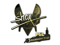 Sticker | shox (Gold) | Boston 2018
