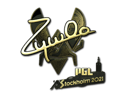 Sticker | ZywOo (Gold) | Katowice 2019