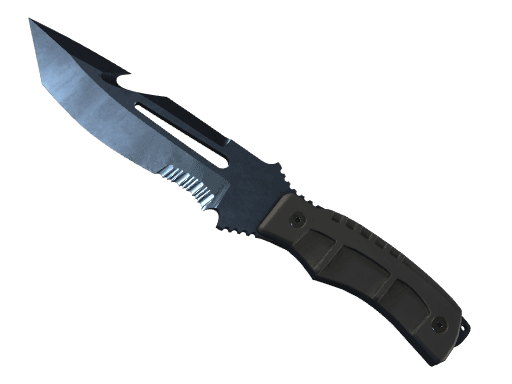 ★ StatTrak™ Survival Knife | Blue Steel
