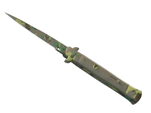 ★ Stiletto Knife | Boreal Forest (Well-Worn)