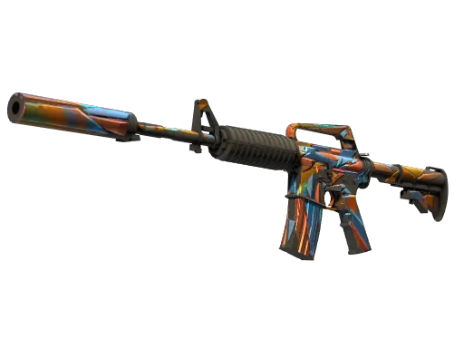 StatTrak™ M4A1-S | Leaded Glass (Well-Worn)