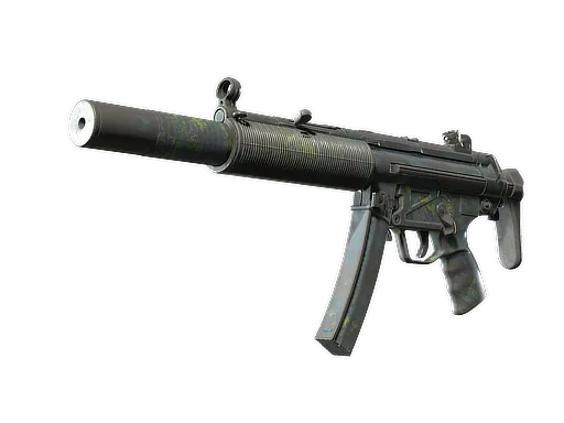 MP5-SD | Lime Hex (Battle-Scarred)