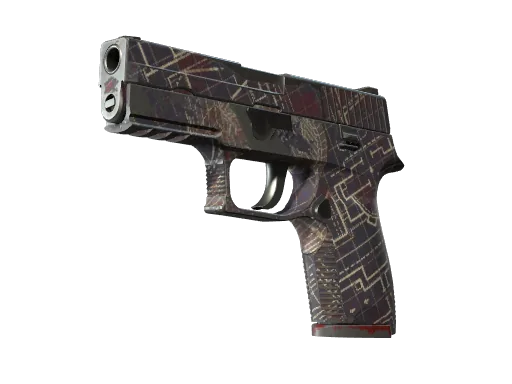 Souvenir P250 | Facility Draft (Well-Worn)