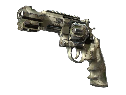 R8 Revolver | Bone Mask (Well-Worn)