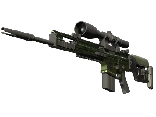 StatTrak™ SCAR-20 | Green Marine (Field-Tested)