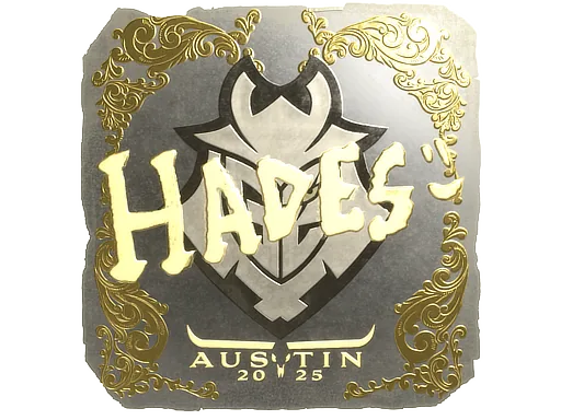 Sticker | hades (Gold) | Austin 2025