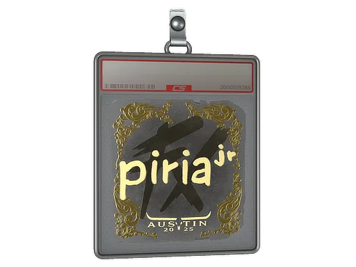 Sticker Slab | piriajr (Gold) | Austin 2025