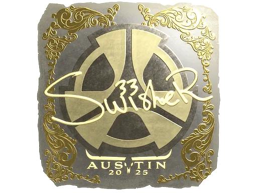 Sticker | Swisher (Gold) | Austin 2025