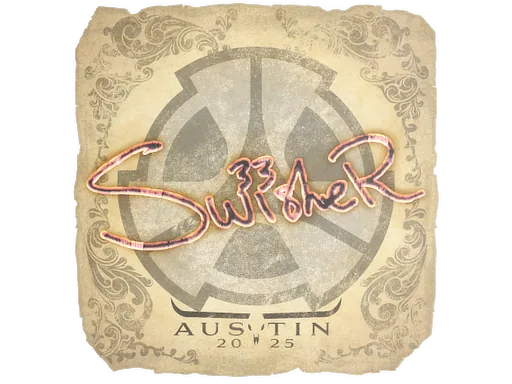 Sticker | Swisher | Austin 2025