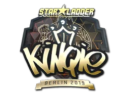 Sticker | kinqie (Gold) | Berlin 2019