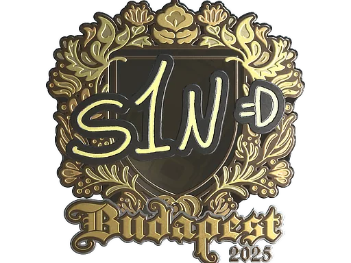 Sticker | s1n (Gold) | Austin 2025