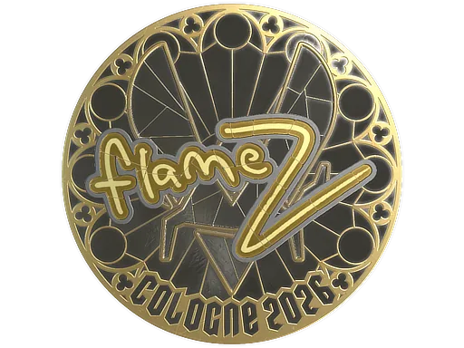 Sticker | FlameZ (Gold) | Cologne 2026