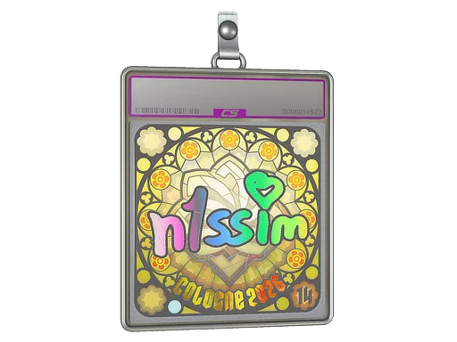 Sticker Slab | n1ssim (Holo, Ranked) | Cologne 2026