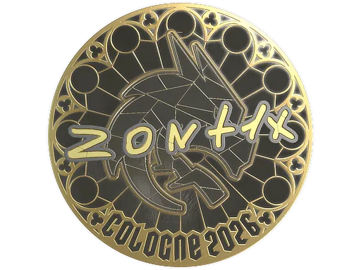 Sticker | zont1x (Gold) | Cologne 2026