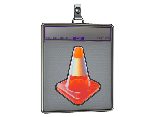 Sticker Slab | Cone Zone (Holo)
