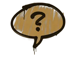 Sealed Graffiti | Question Mark (Desert Amber)