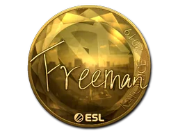 Sticker | Freeman (Gold) | Berlin 2019