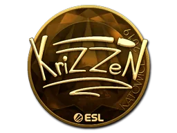 Sticker | KrizzeN (Gold) | Boston 2018
