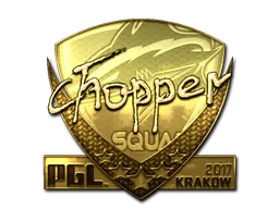 Sticker | chopper (Gold) | Krakow 2017
