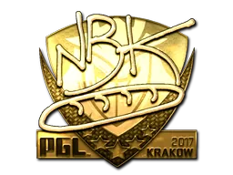 Sticker | NBK- (Gold) | Berlin 2019