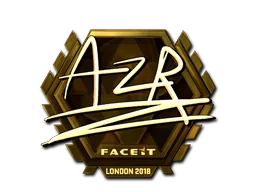 Sticker | AZR (Gold) | Boston 2018