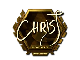 Sticker | chrisJ (Gold) | Berlin 2019