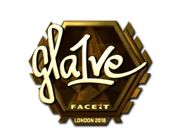 Sticker | gla1ve (Gold) | Antwerp 2022