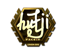 Sticker | hutji (Gold) | Boston 2018