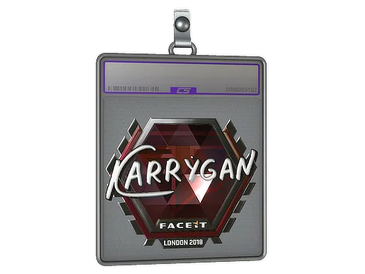 Sticker Slab | karrigan (Foil) | London 2018