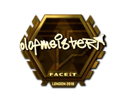 Sticker | olofmeister (Gold) | Berlin 2019