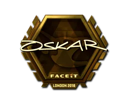 Sticker | oskar (Gold) | Krakow 2017