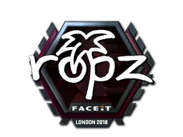 Sticker | ropz (Foil) | Boston 2018
