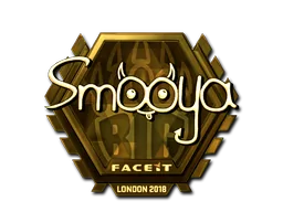 Sticker | smooya (Gold) | Katowice 2019
