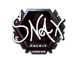 Sticker | Snax (Foil) | Boston 2018