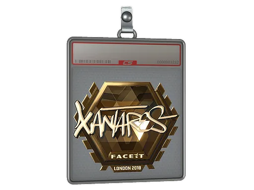 Sticker Slab | XANTARES (Gold) | Austin 2025