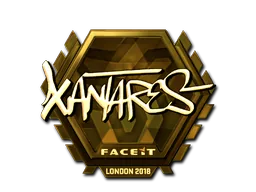 Sticker | XANTARES (Gold) | Austin 2025