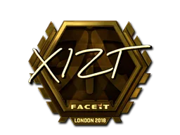 Sticker | Xizt (Gold) | London 2018