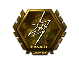 Sticker | Zeus (Gold) | Berlin 2019