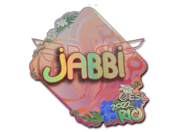 Sticker | jabbi (Holo) | Antwerp 2022