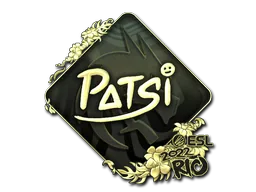 Sticker | Patsi (Gold) | Antwerp 2022