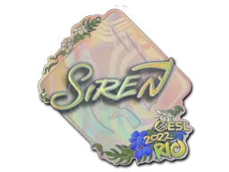 Sticker | S1ren (Holo) | Antwerp 2022