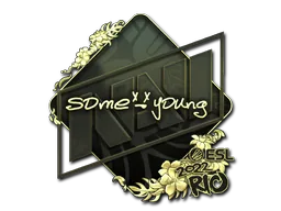 Sticker | sdy (Gold) | Paris 2023