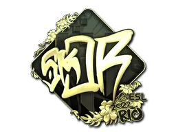 Sticker | sk0R (Gold) | Paris 2023